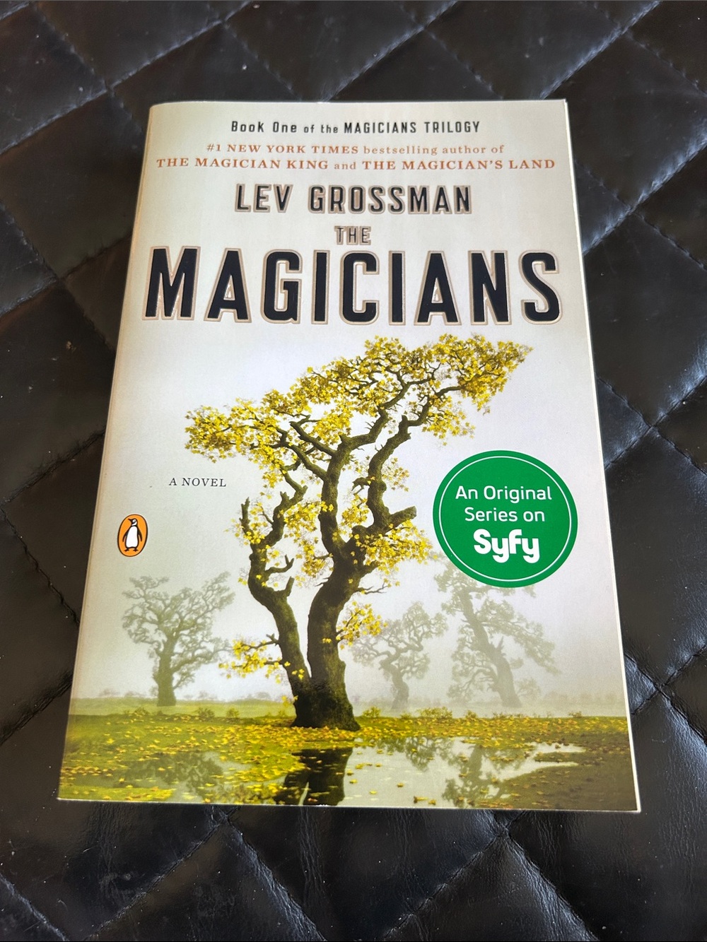 Original Penguin White Paperback with Green and Yellow Tree Artwork